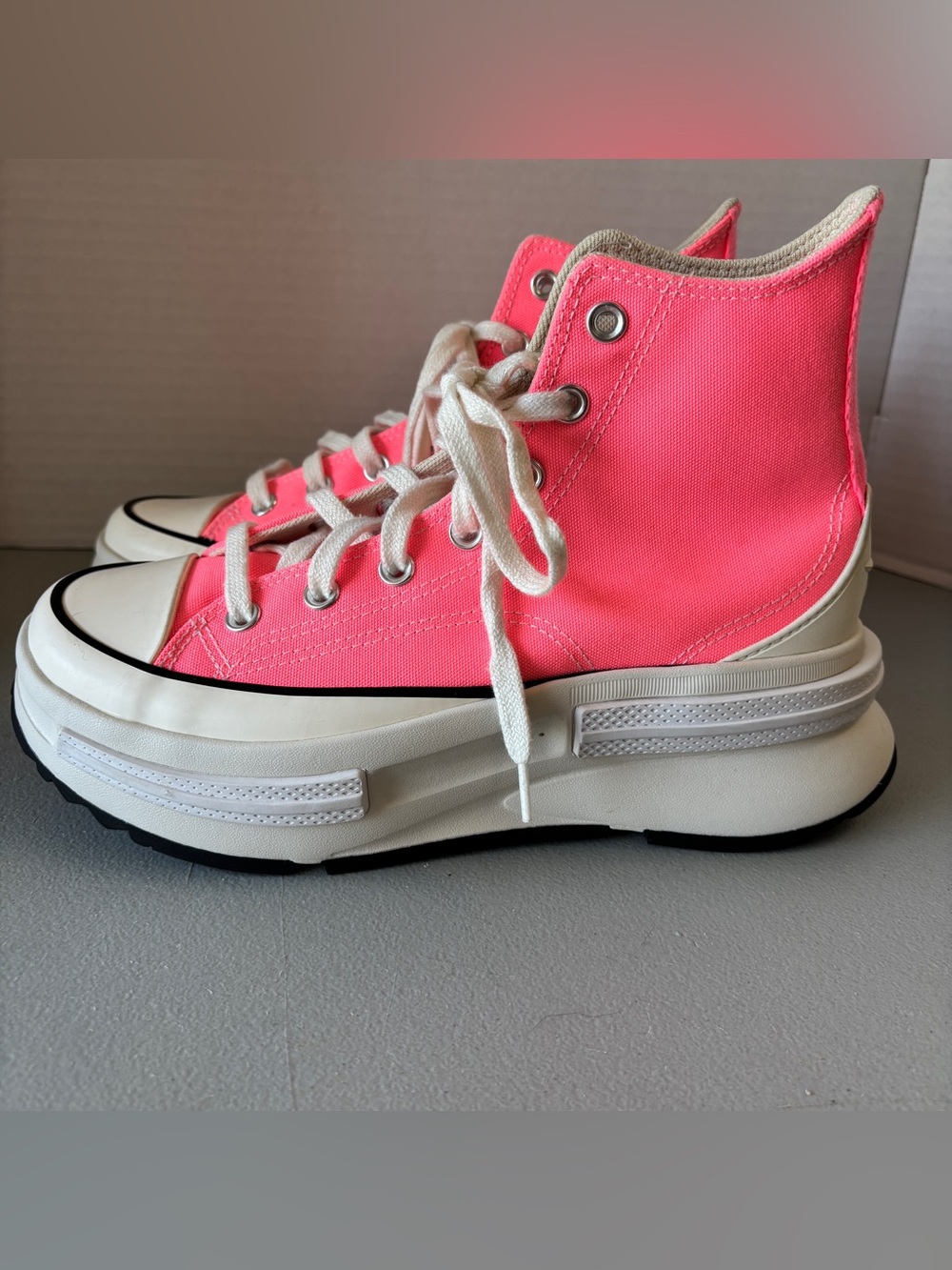 Converse Chuck Taylor All Star Pink Move Platform High Top Women’s Size 7.5